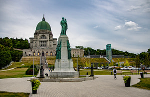 Saint Joseph's Oratory Tom Damoth © 2025 Not far from where I was staying is Saint Joseph’s Oratory. It sits on the north-west flank of Mount Royal and from its grand patio, you can see for miles. It also has a large garden with winding walkways, a quiet place for contemplation and experiencing inner peace.