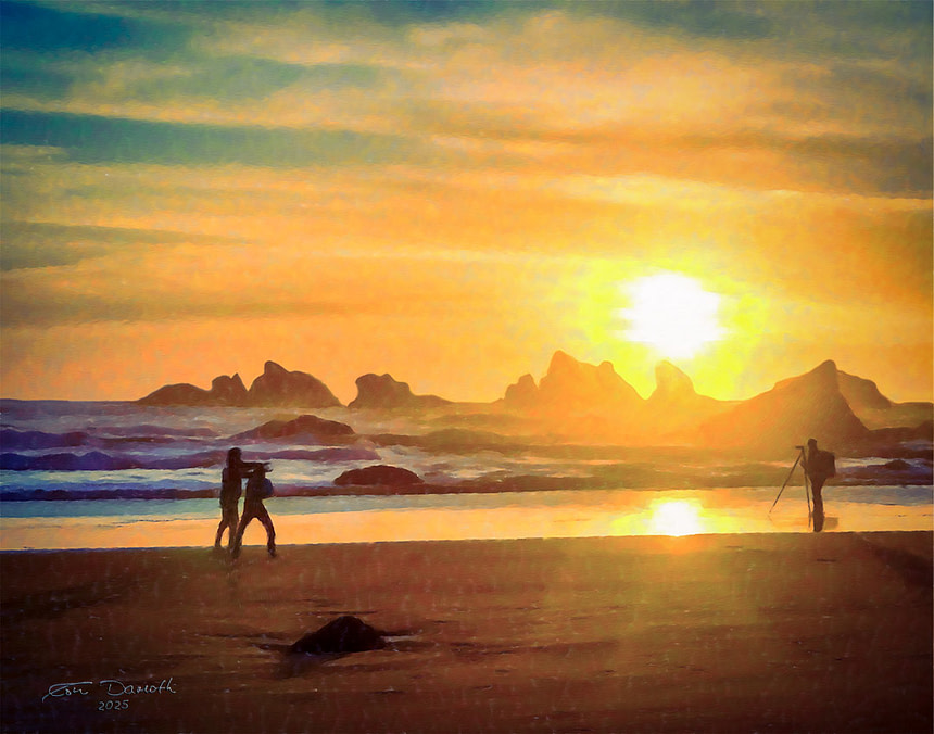 Catching The Sun Catching the Sun, Bandon Beach, Oregon 2025