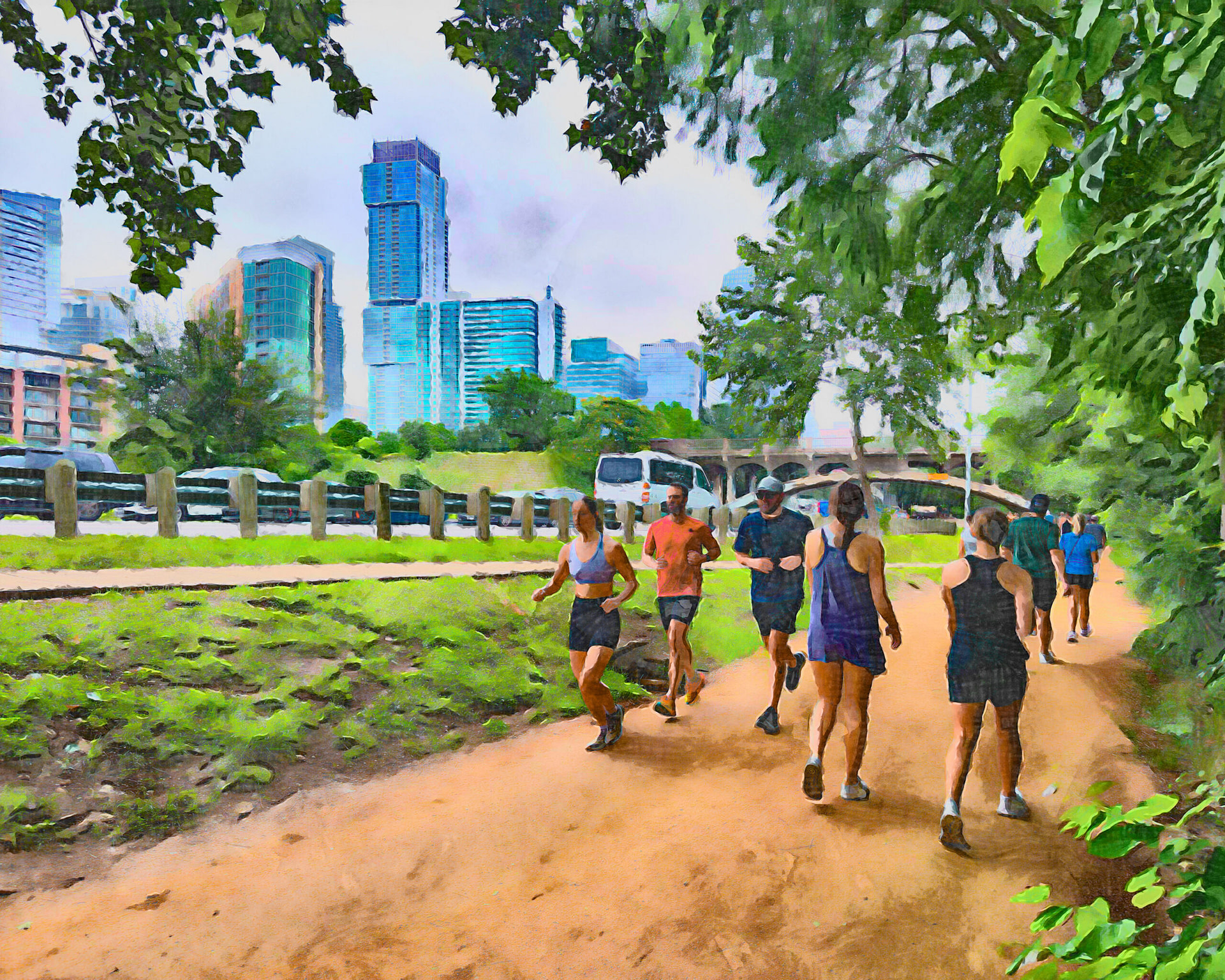 A Day at Zilker Park Austin, Texas by Tom Damoth © 2024